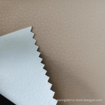 Matt zweifarbiges klares Lychee-Linien-PU-Leder